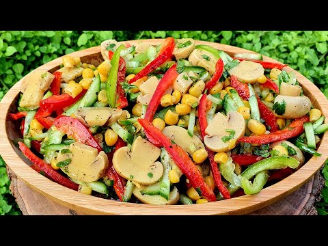 Video: White Salad Ng Kabute Na May Mga Kastanyas