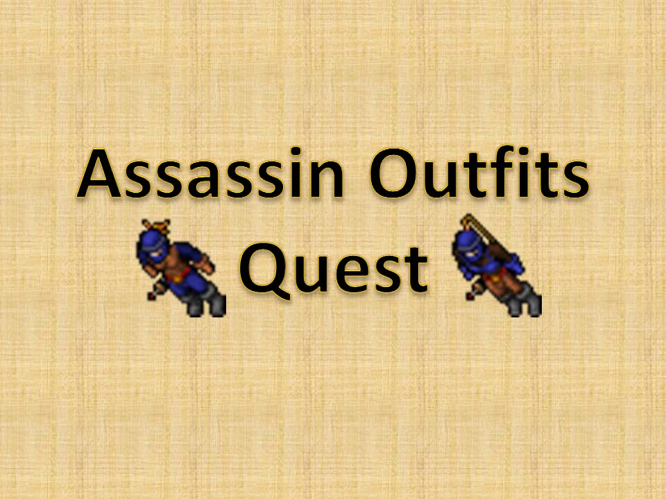 Thizor Gamer - Tibia #TibiaQuests - Assassin Outfits Quest - YouTube