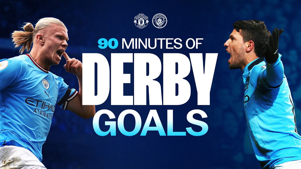 Noventa minutos de grandes goles del derbi de Manchester
