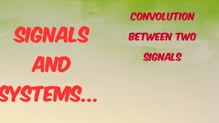 Convolution of two exponential signals