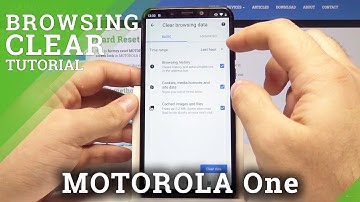 How to Clear Browser Data in MOTOROLA One - Delete History & Cookies