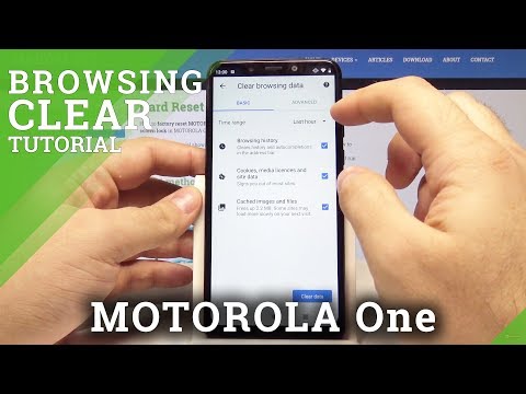 How to Clear Browser Data in MOTOROLA One - Delete History & Cookies