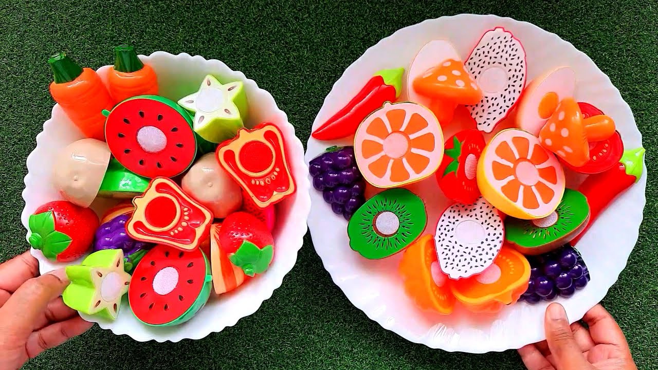 Satisfying Grape Fruit Cutting Fruits And Vegetables With Star Fruit and Dragon Fruit cutting ASMR