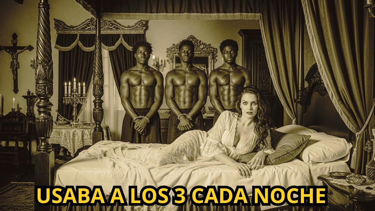 Esposa del CORONEL se echaba a los 3 Esclavos cada noche... Un día descubrieron la sinvergüenzada