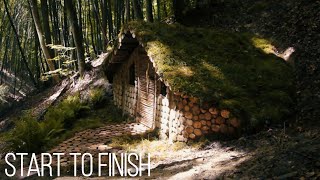 One built a dugout in the forest. From beginning to end