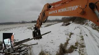 Excavator Fence Demolition With Operator View! by Demolition Man Mike 659 views 4 months ago 21 minutes