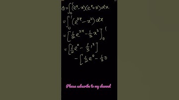 ∫(eˣ - x)(eˣ + x) dx [0, 1].  Solve integration Question of Oxford Math Admission Test 2020.