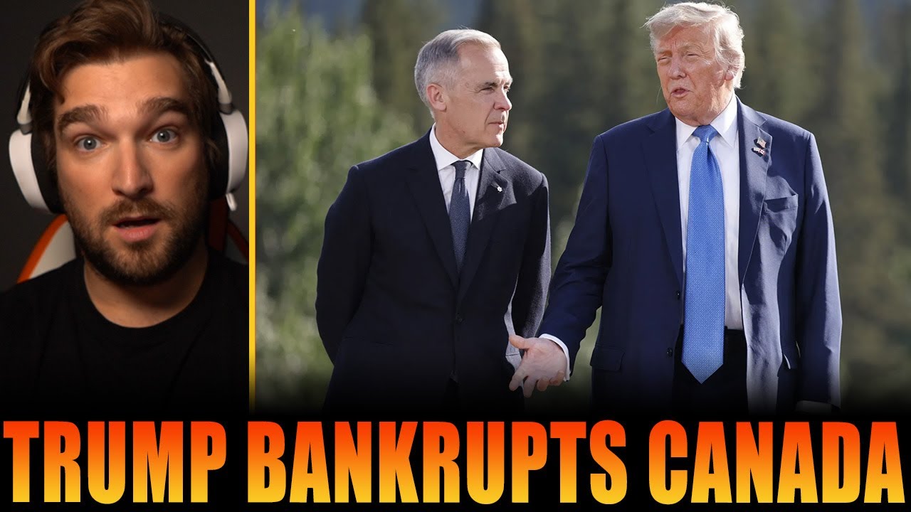 Trump SLAMS Canada With 100% Tariffs Because Of PM Carney