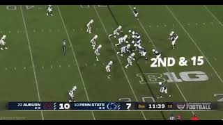 Refs Force Penn State To Punt On 3rd Down