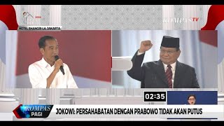 Jokowi: Percayalah Pak Prabowo, Rantai Persahabatan Kita Tak Pernah Putus