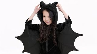 🦇  Unboxing UreeUine Kids’ Cozy Bat Jumpsuit 👻 Halloween Costume Fun! Annie in Mapleland
