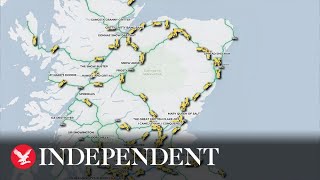 'You're a blizzard, Harry': Tracker shows fleet of Scottish gritters with hilarious names