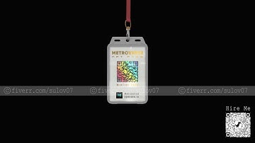 3D NFT ACCESS PASS | NFT TRADING CARD | NFT MEMBERSHIP CARD_Silver