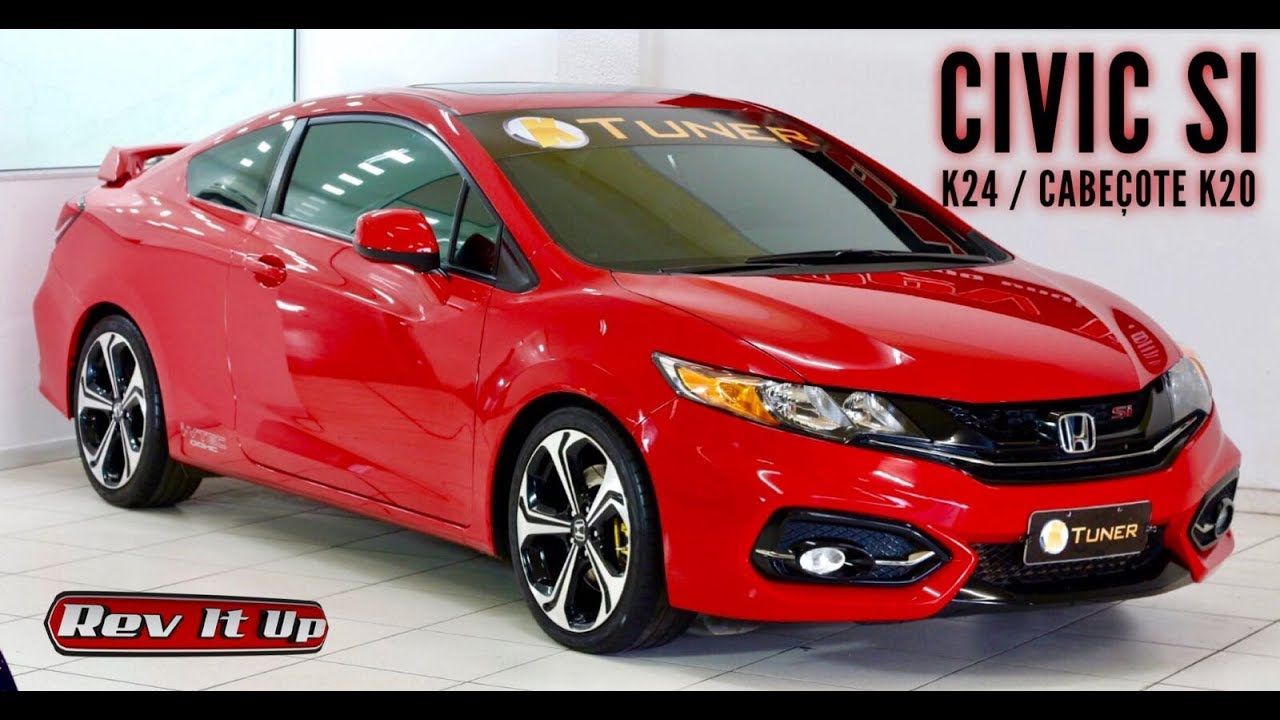 Civic Si 2015 com Cabeçote K20. Testes Aspirado e SuperCharger YouTube