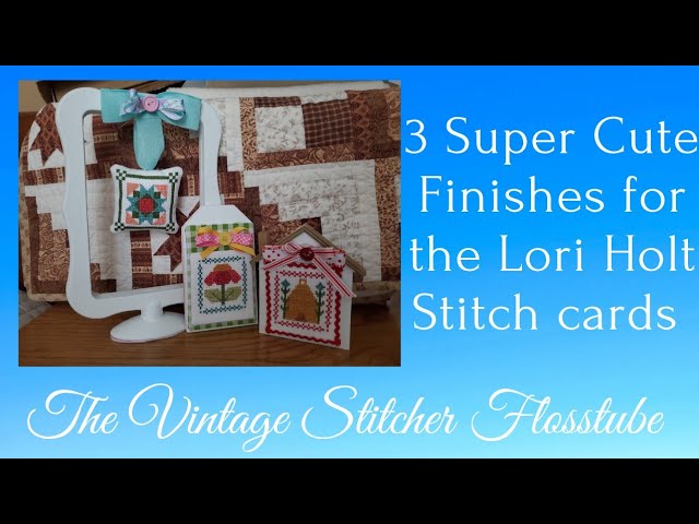 LIVE: Stitching Bee in My Bonnets Stitch Cards Set M with Kimberly! -  Stitchy Talk #19 