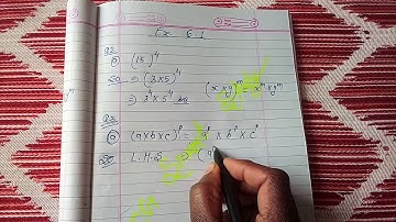 Cg Board Class 7 Maths ex. 6.1 solution, Cgbse maths class 7, Chapter - 6 Exponents solution (6.1)