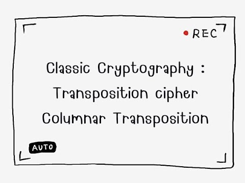แนะนำการใช้โปรแกรมการเข้ารหัสแบบ Columnar transposition