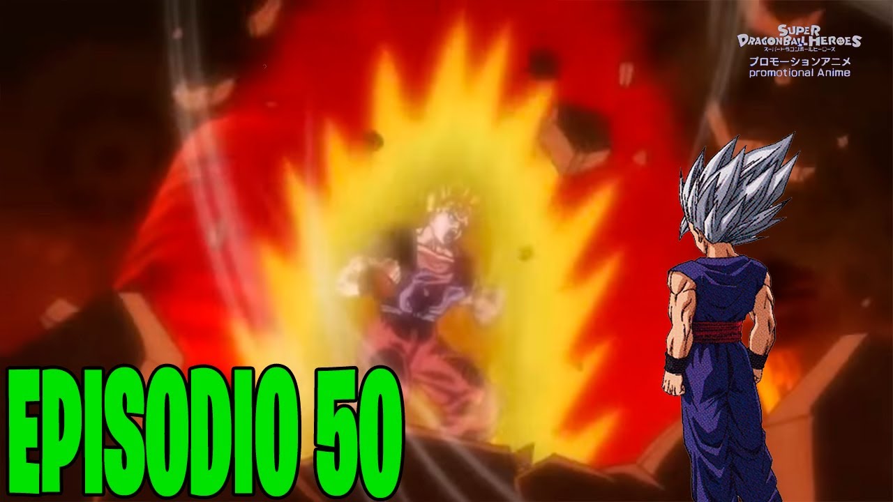 Super Dragon Ball Heroes Episódio 50 Completo  MIRAI GOHAN USA A FORMA  BEAST VS DEMIGRA LEGENDADO 
