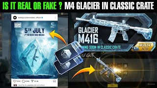 Finally 😲 M416 Glacier Coming In Classic Crate | Kiya M416 Glacier Classic Crate Me Aayegi