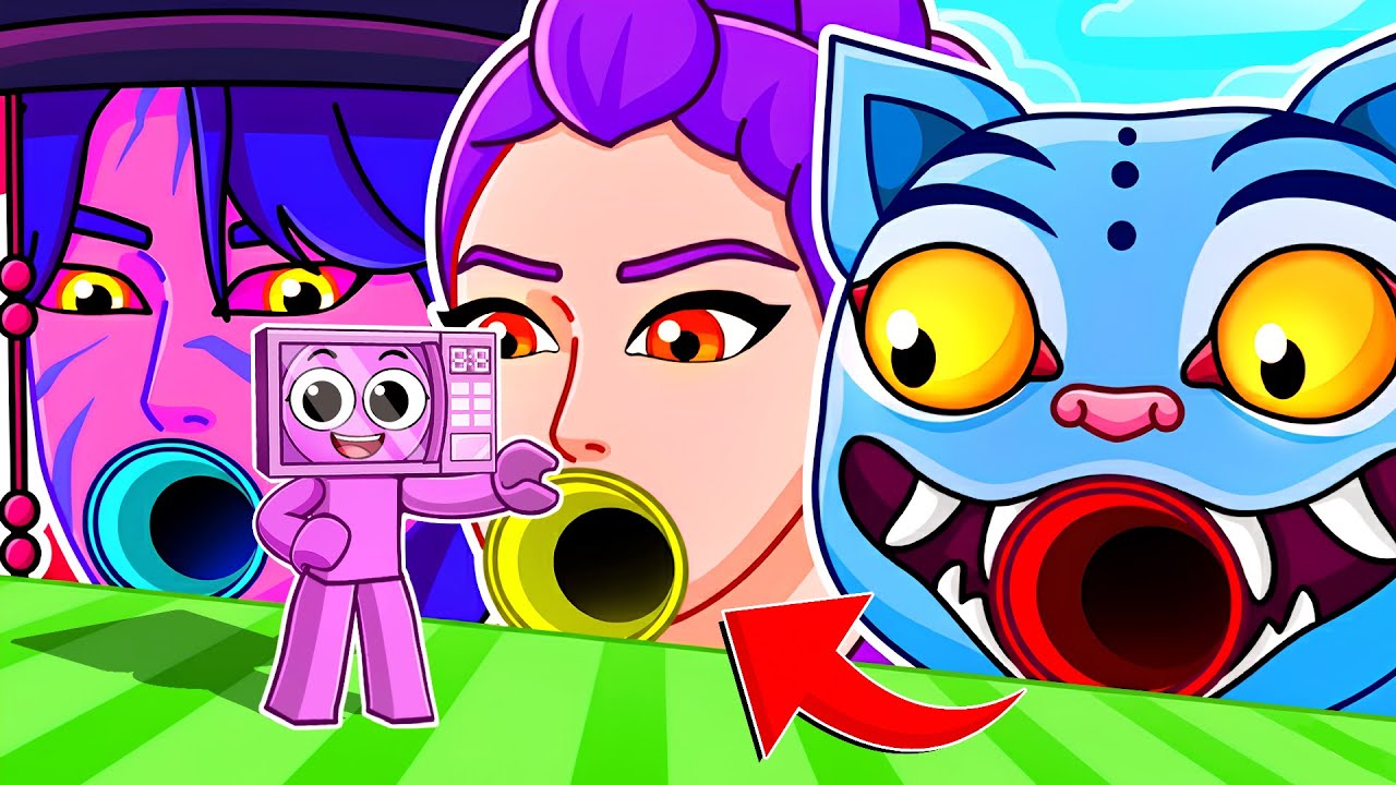 Choose a KPOP DEMON HUNTERS WATER SLIDE in Roblox!