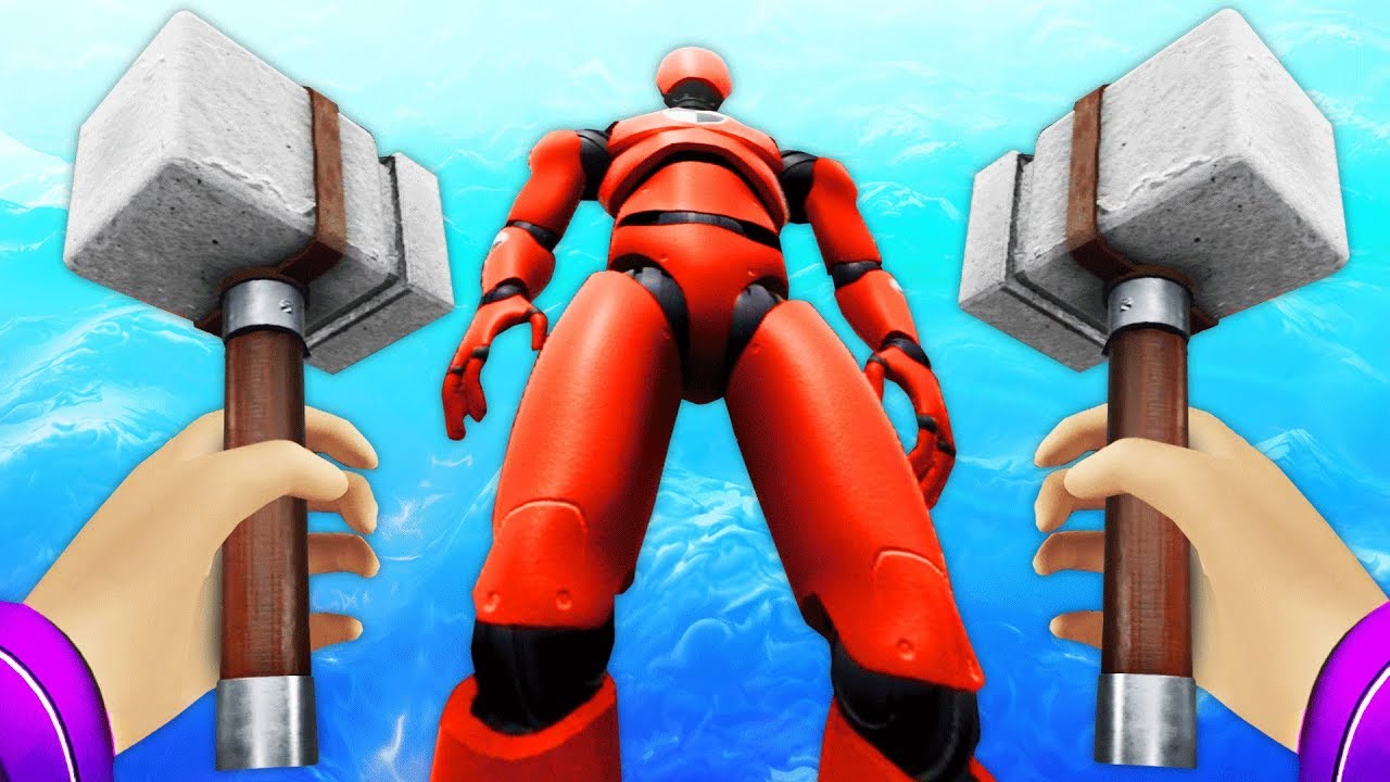 BIGGEST DUMMY EVER ATTACKS ME IN Rage Room VR (Rage Room Virtual