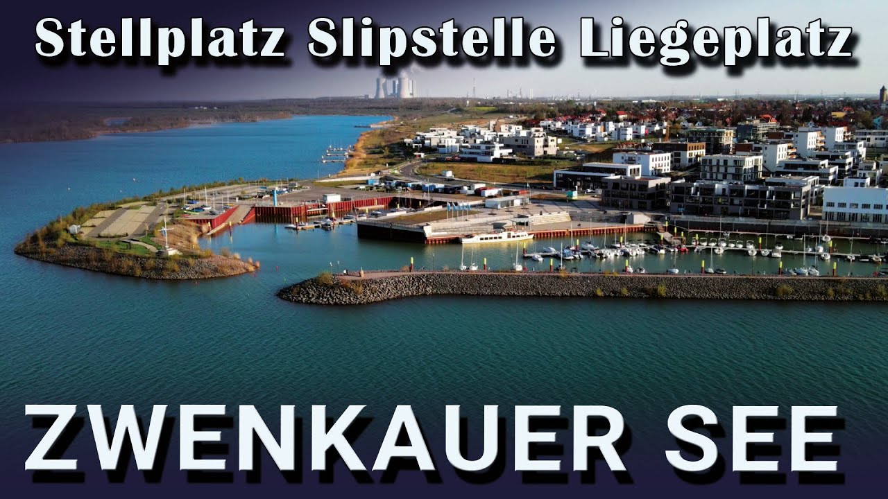 Wohnmobilstellplatz, Slipstelle und Liegeplatz am Zwenkauer See I Kurzurlaub Leipziger Neuseenland
