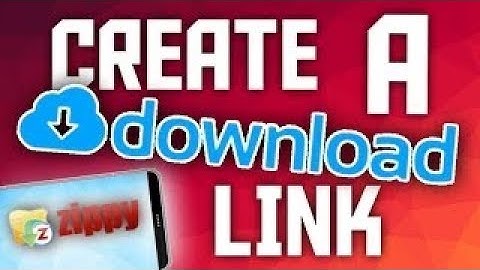 Create A download Link with Zippy Share(Save Documents Online)