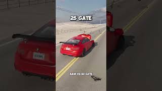 BMW vs GATE#car#carcrash#crash#shorts #shortvideo #short#viral#viralvideo #trending #trendingshorts