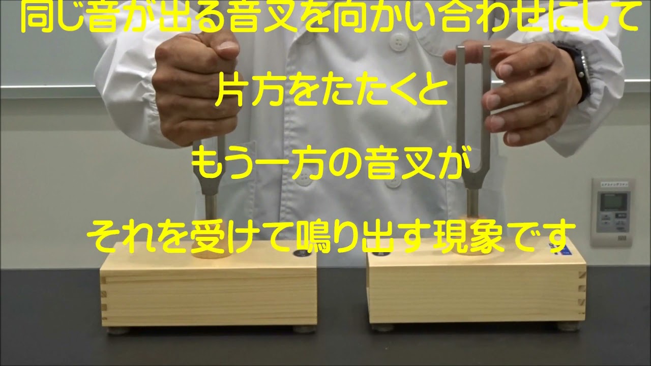 ラボ科学実験「音のふしぎ～“共鳴”と“うなり”～」 - YouTube