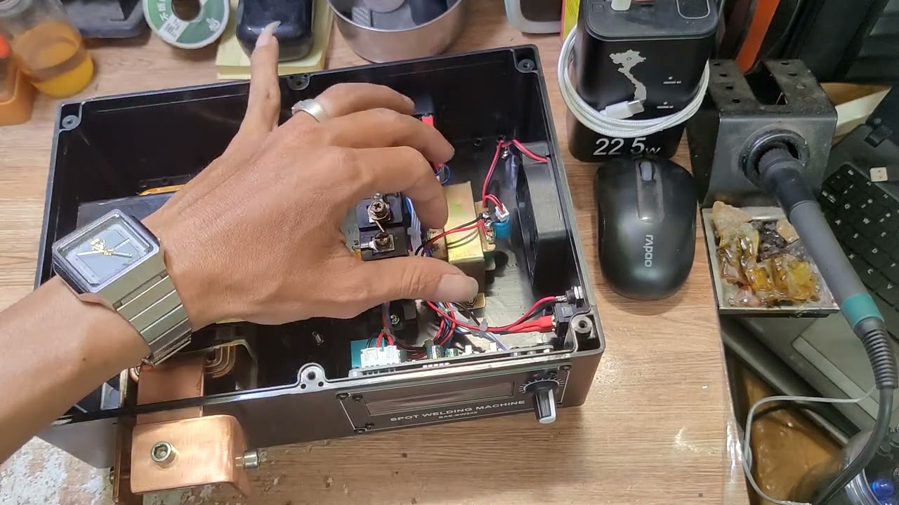 Máy hàn cell nâng cấp ổn định giá thành vừa chơi | Huỳnh Trâm