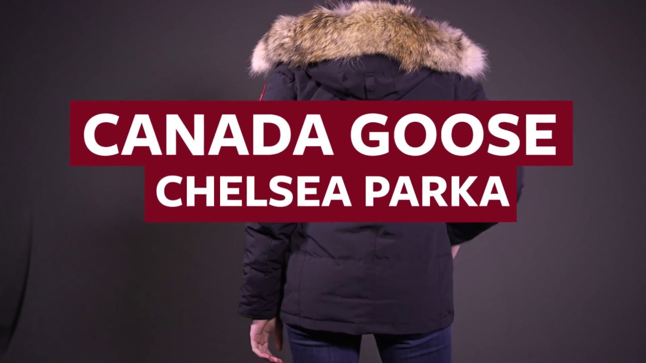 canada goose chelsea parka red