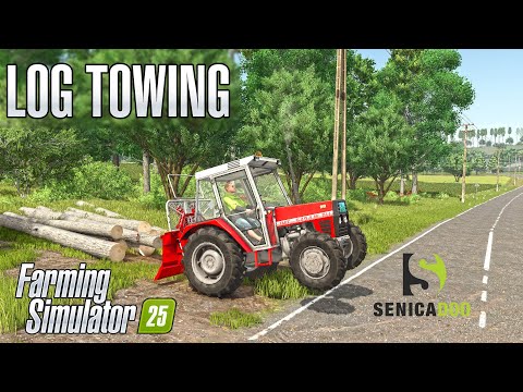 FS25: IMT 549 Log Towing | Small Tractor, Big Job!