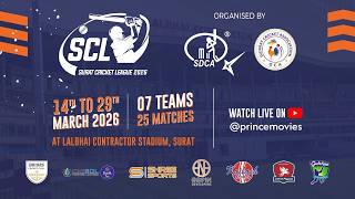SCL SEASON 6 | SURAT CRICKET LEAGUE 2026 || DAY04 || #PRINCE MOVIES