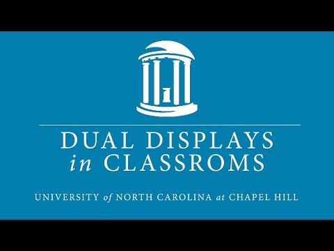Dual Displays Tutorial - UNC Classroom Hotline