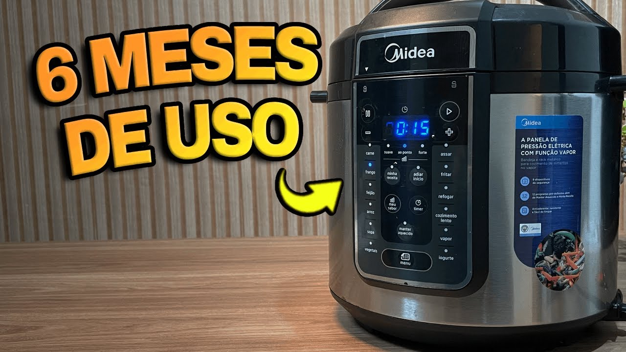 Panela de Pressão Elétrica Midea MasterSteam é Boa? (opinião sincera)