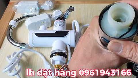 Máy nước nóng trực tiếp tại vòi inox sịn có chỉnh nhiệt độ máy siêu bền.