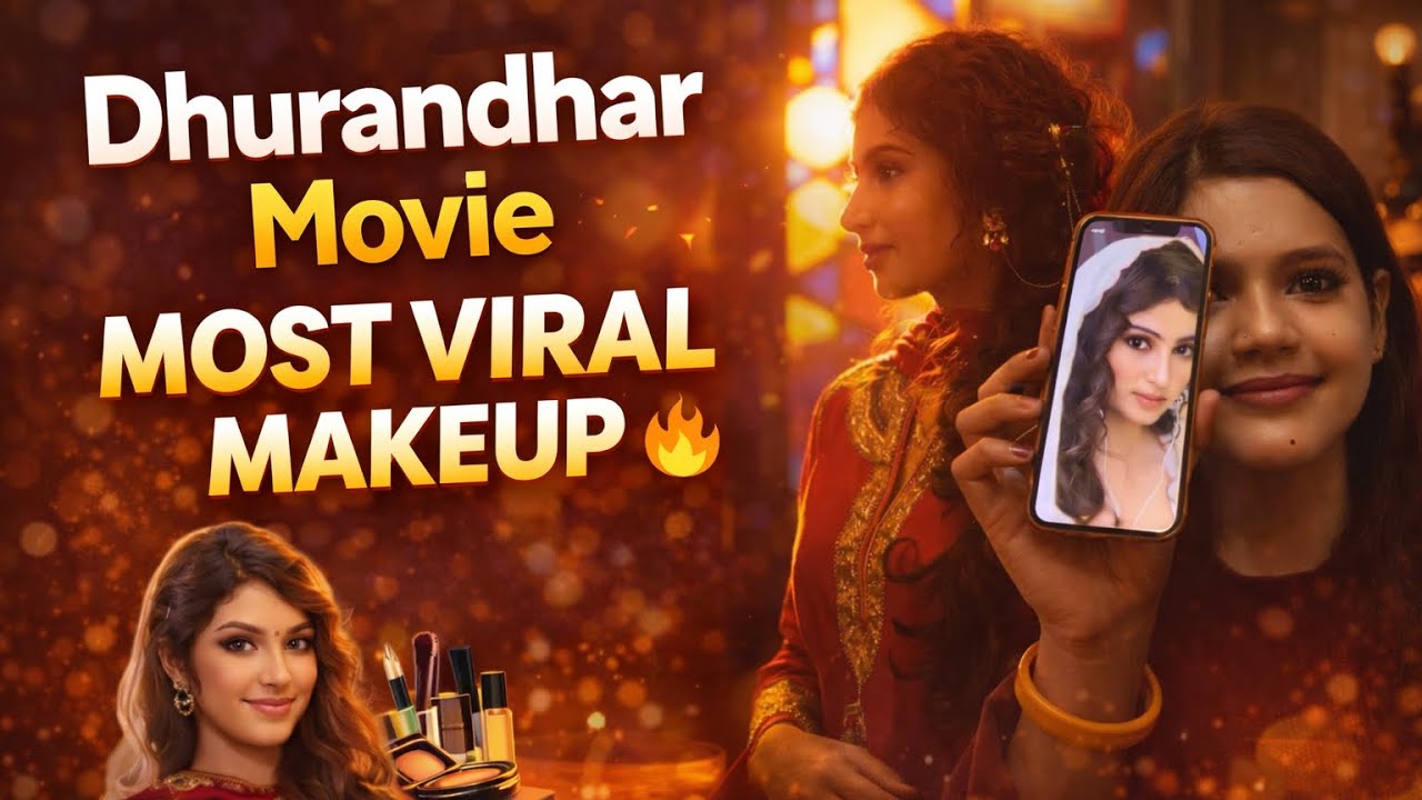 Dhurandhar Movie Most Viral Makeup 💄 | Full Transformation Vlog. 