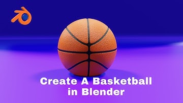 Create A Basketball From UV Sphere /Easy Method/3d animation/Blender