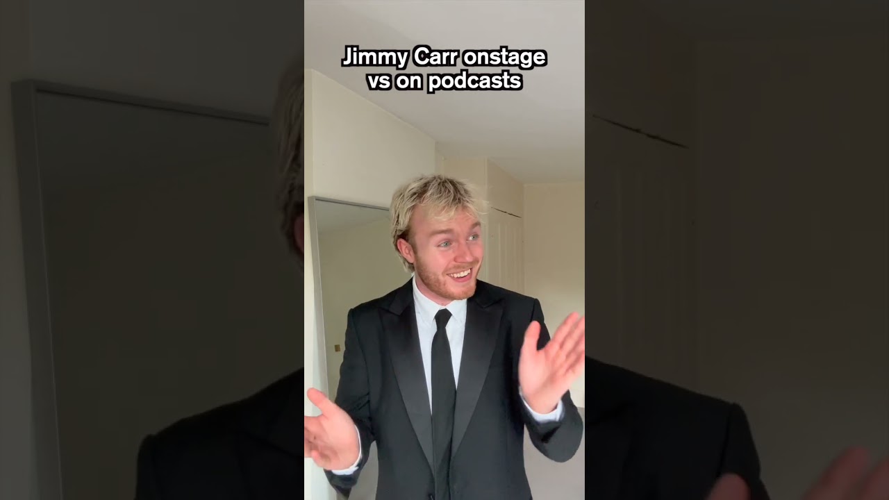 jimmy carr onstage vs on podcasts