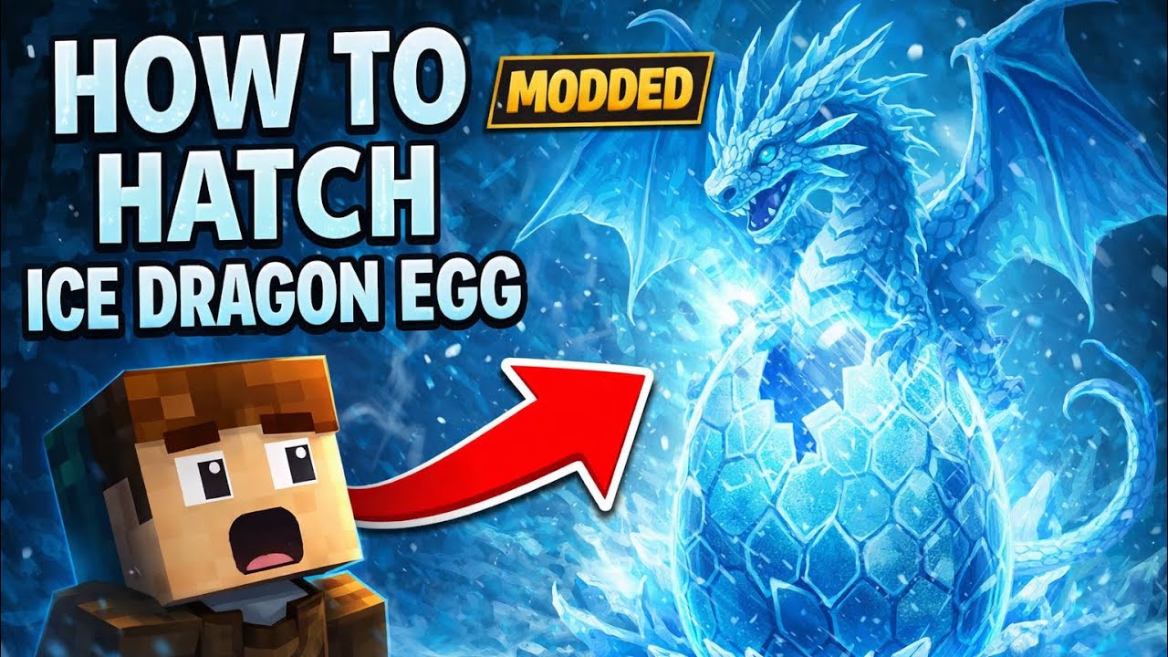 Ice Dragon Egg – How To Hatch It in Minecraft (Ice & Fire 2026 Guide ...