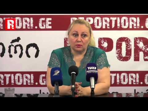 ლია ელიავა რეპორტიორი პრესკონფერენცია 16 ივლისი 2015 წელი