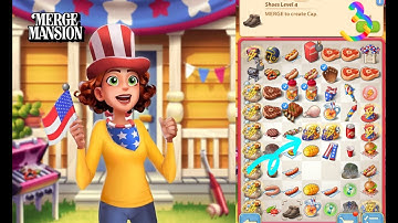 Merge Mansion | 4th of july🇺🇸🇺🇲 Part 3 #mergemansion