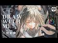 3HR⏳【厚塗り】一次創作『天使組曲』キービジュアルができるまで【DRAW WITH ME🖊】｜ CLIP STUDIO PAINT