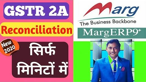 2a matching in marg software | marg erp gstr 2 a download and install reconciliation automatically