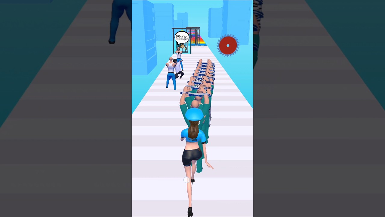 Police Girl Prison Round Up Game 