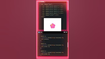 HTML CSS flower 💐🌹 Codes #shortvideo #shortfeed #viral #shorts #trending #youtubeshorts #ytshorts