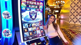 I Played The NEW NFL Super Bowl Link Slot Machine!!!