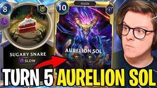 CHEATING AURELION SOL! Use This Combo to Summon Him on Turn 5 - Legends of Runeterra