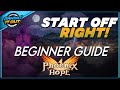 Phoenix hope beginner guide  quick tips for new players to start off right