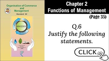 SYJC-OCM, Digital Guide, Chapter 2 - Functions of Management, Page 35 Question 6